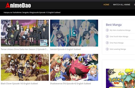 Animedao : Watch subbed anime online.